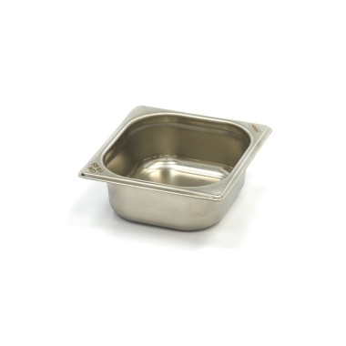 Maxima - Conteneur Gastronorme - 1/6 GN - Profondeur 6,5cm - inox