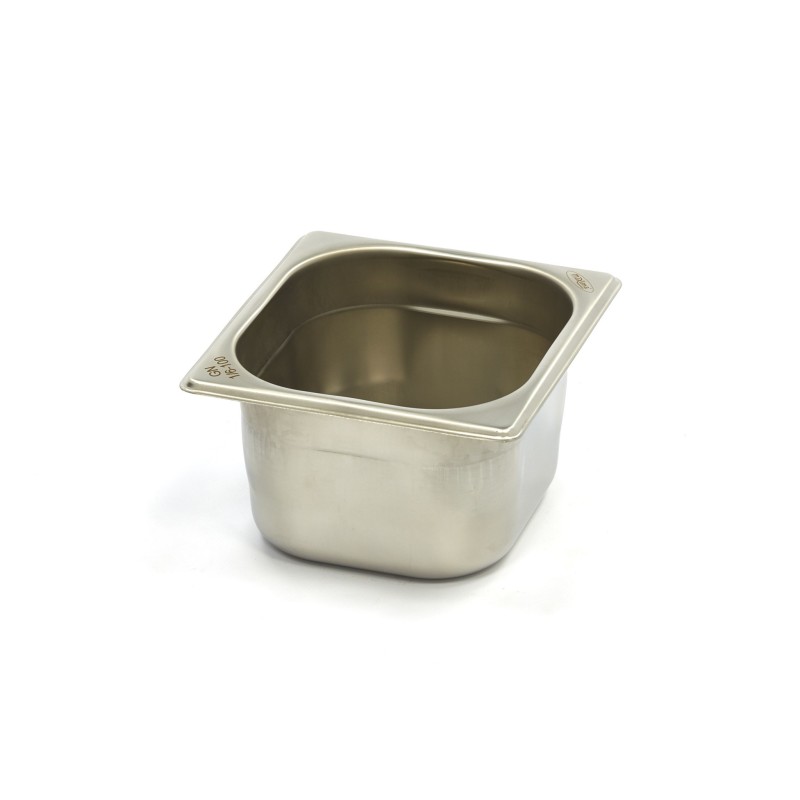 Maxima - Conteneur Gastronorme - GN 1/6 - Profondeur de 10 cm - inox