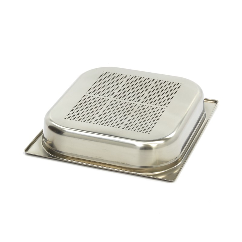 Maxima - Récipient Gastronorme - 2/3 GN - Profondeur de 6,5 cm - Perforé