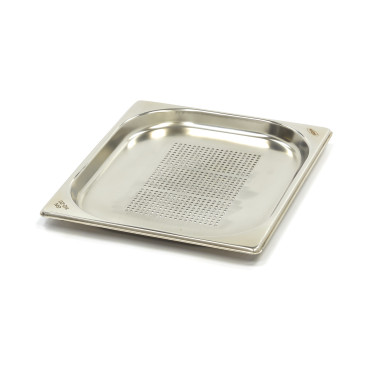 Maxima - Conteneur Gastronorm - GN 1/2 - Profondeur de 2cm - Perforé