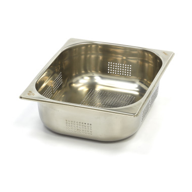 Maxima - Conteneur Gastronorm - GN 1/2 - Profondeur de 10cm - Perforé