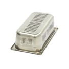 Maxima - Conteneur gastronorme - 1/3 GN - Profondeur 10cm - Acier inoxydable - Perforé