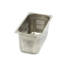 Maxima - Conteneur gastronorme - GN 1/3 - 15 cm de profondeur - Acier inoxydable - Perforé