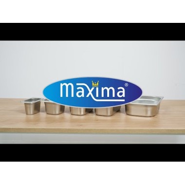 Maxima - Couvercle Gastronorm - 1/2 GN - Acier inoxydable