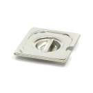 Maxima - Couvercle Gastronorm - GN 1/6 - Acier inoxydable - avec enfoncement