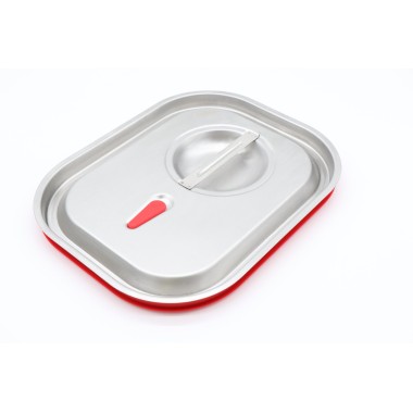 Maxima - Couvercle Gastronorm - 1/2 GN - Acier inoxydable - Joint hermétique