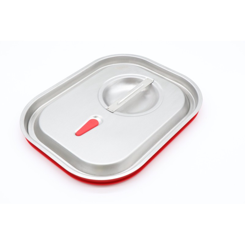 Maxima - Couvercle Gastronorm - 1/2 GN - Acier inoxydable - Joint hermétique