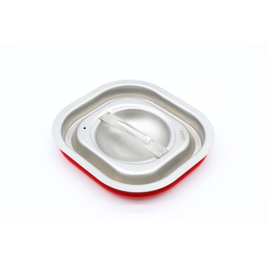 Maxima - Couvercle gastronorme - 1/6 GN - Acier inoxydable - Joint hermétique