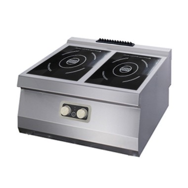 Maxima - Cuisinière à induction robuste - 2 brûleurs - Double unité - Profondeur de 70 cm - Électrique