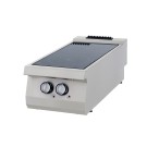 Maxima - Cuisinière infrarouge robuste - 2 brûleurs - Double unité - Profondeur de 70 cm - Électrique