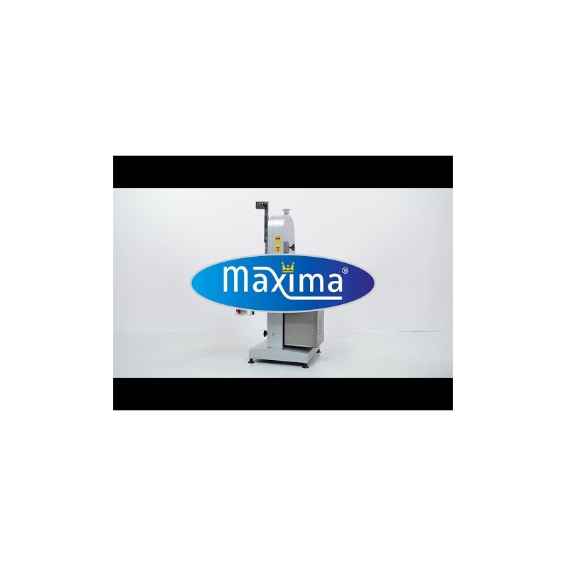 Maxima - Scie à os - Longueur de scie de 204 cm - Électrique - incluant poussoir de viande