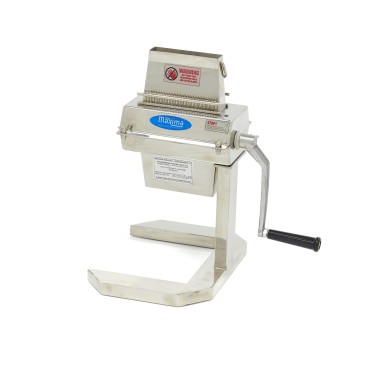 Maxima - Attendrisseur de viande - 2 rouleaux - 27 lames - Entrée de 12,5 x 2,5 cm
