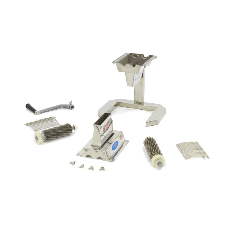 Maxima - Attendrisseur de viande - 2 rouleaux - 27 lames - Entrée de 12,5 x 2,5 cm
