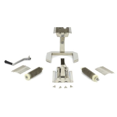 Maxima - Attendrisseur de viande - 2 rouleaux - 27 lames - Entrée de 12,5 x 2,5 cm