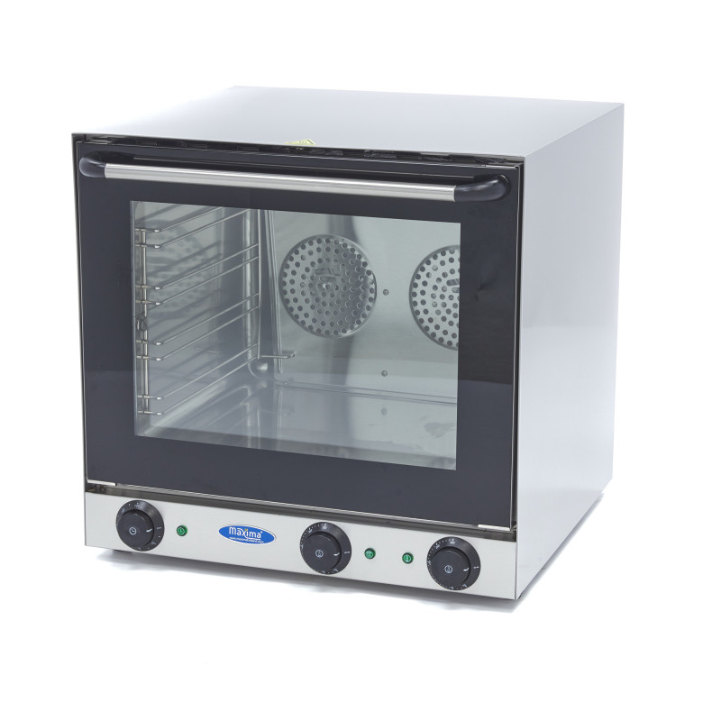 Maxima - Four à convection - Gril - Convient pour 4 plaques - Minuterie intégrée - jusqu'à 300°C