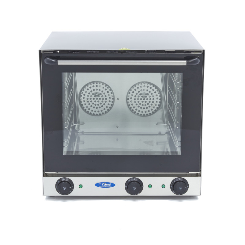 Maxima - Four à convection - Gril - Convient pour 4 plaques - Minuterie intégrée - jusqu'à 300°C