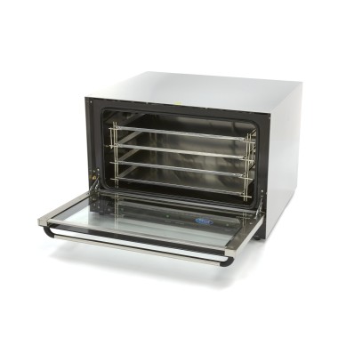 Maxima - Four à convection - Vapeur - Convient pour 4 plateaux (60 x 40 cm) - Minuterie intégrée