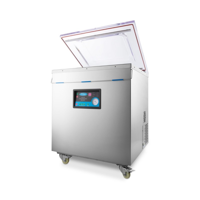 Maxima - Machine d'emballage sous vide - Scellage de 70 cm - Chambre de dimensions W72 x P61 x H21,5 cm