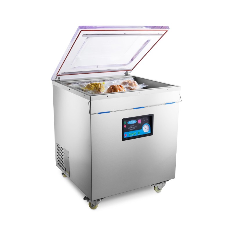 Maxima - Machine d'emballage sous vide - Scellage de 70 cm - Chambre de dimensions W72 x P61 x H21,5 cm