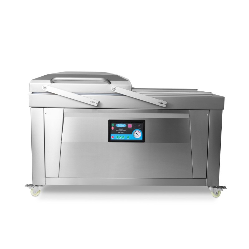 Maxima - Machine d'emballage sous vide - Joint de 60 cm - Double chambre de dimensions W76 x D60 x H16cm