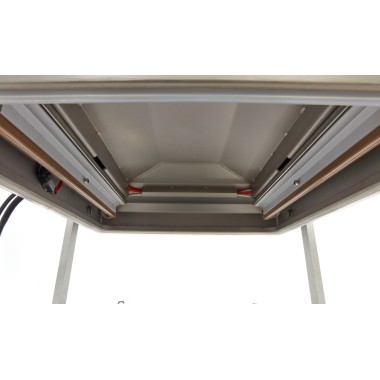 Maxima - Machine d'emballage sous vide - Joint de 60 cm - Double chambre de dimensions W76 x D60 x H16cm