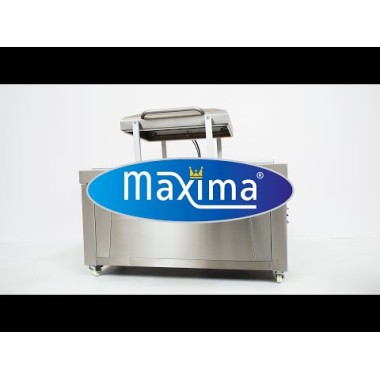 Maxima - Machine d'emballage sous vide - Joint de 60 cm - Double chambre de dimensions W76 x D60 x H16cm
