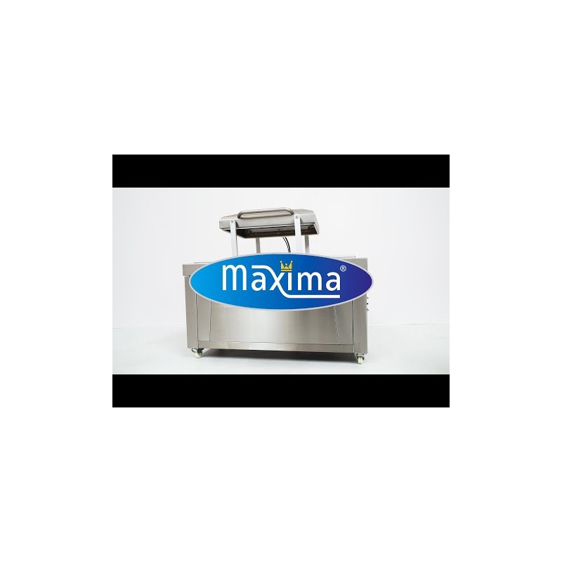 Maxima - Machine d'emballage sous vide - Joint de 60 cm - Double chambre de dimensions W76 x D60 x H16cm