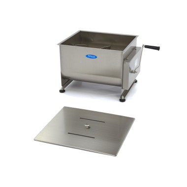Maxima - Mélangeur à viande - 40L - 35kg de viande - Double essieu - Manuel