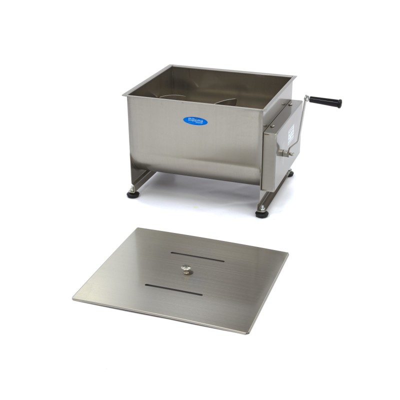 Maxima - Mélangeur à viande - 40L - 35kg de viande - Double essieu - Manuel