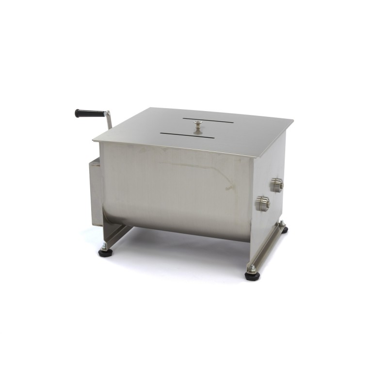 Maxima - Mélangeur à viande - 40L - 35kg de viande - Double essieu - Manuel