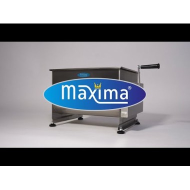 Maxima - Mélangeur à viande - 40L - 35kg de viande - Double essieu - Manuel