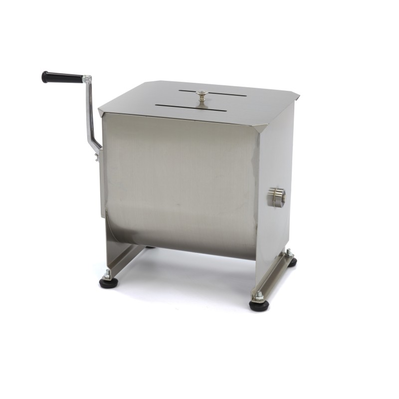 Maxima - Mélangeur de viande - 30L - 25 kg de viande - Simple essieu - Manuel
