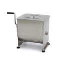Maxima - Mélangeur de viande - 30L - 25 kg de viande - Simple essieu - Manuel