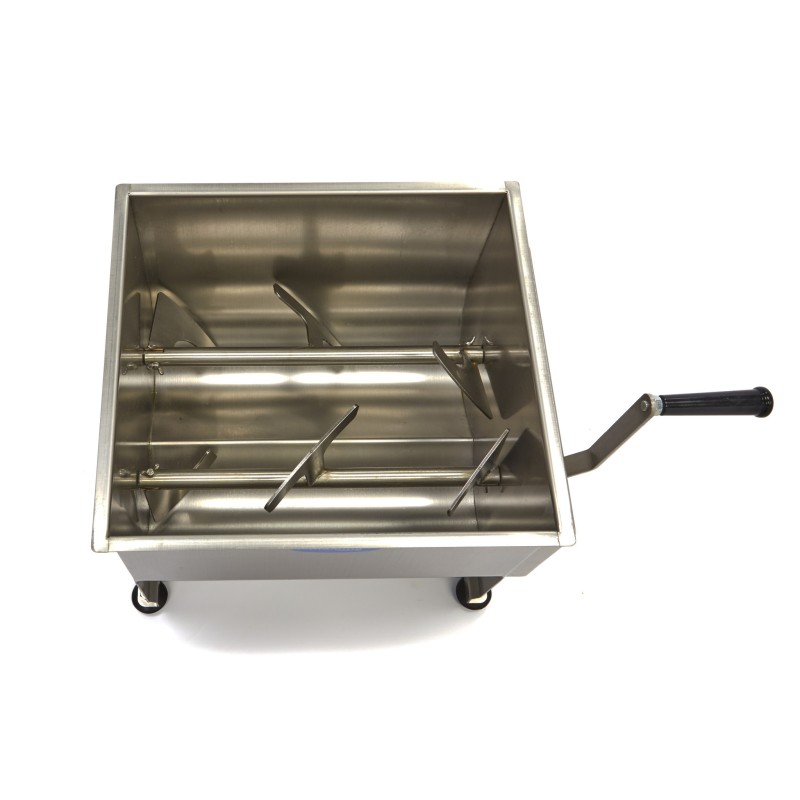 Maxima - Mélangeur de viande - 30L - 25kg de viande - Double axe - Manuel