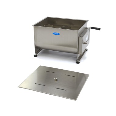 Maxima - Mélangeur de viande - 50L - 43kg de viande - Double essieu - Manuel