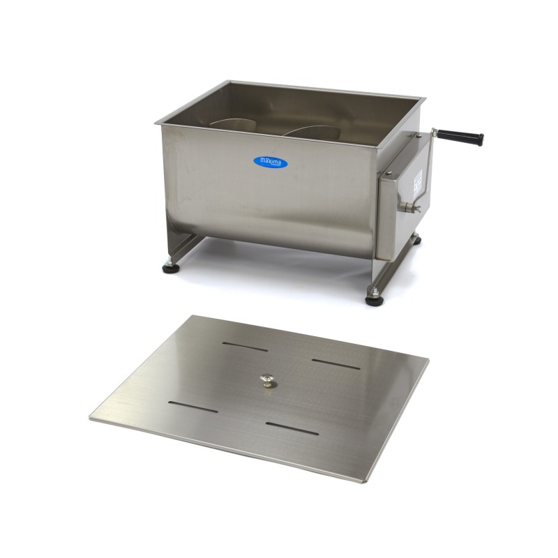 Maxima - Mélangeur de viande - 50L - 43kg de viande - Double essieu - Manuel