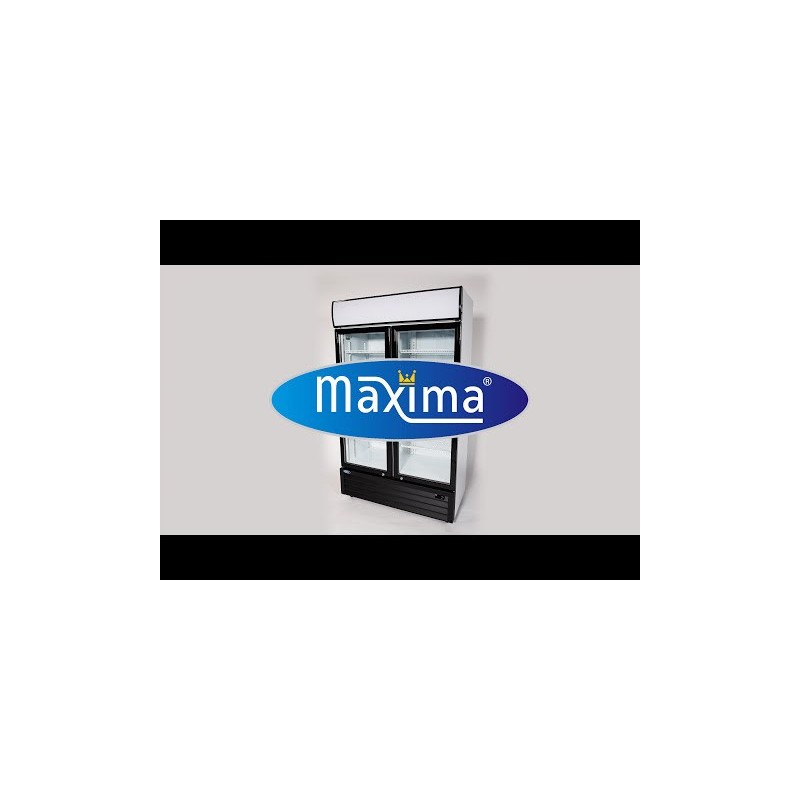 Maxima - Réfrigérateur à boissons - 800L - 8 étagères réglables