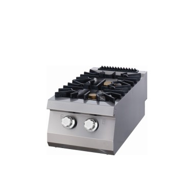 Maxima - Cuisinière Premium - 2 brûleurs - Unité individuelle - 90 cm de profondeur - Gaz