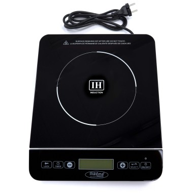 Maxima - Plaque de cuisson - Diamètre 18 cm - Puissance 2000W - Induction