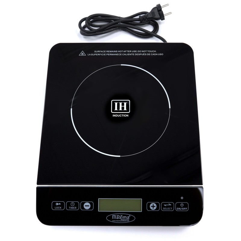 Maxima - Plaque de cuisson - Diamètre 18 cm - Puissance 2000W - Induction