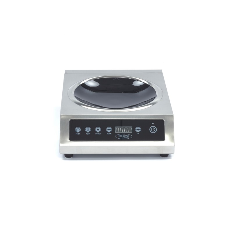 Maxima - Cuisinière à wok - Ø26cm - 3500W - Induction