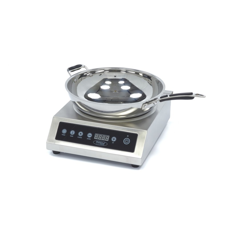 Maxima - Cuisinière à wok - Ø26cm - 3500W - Induction