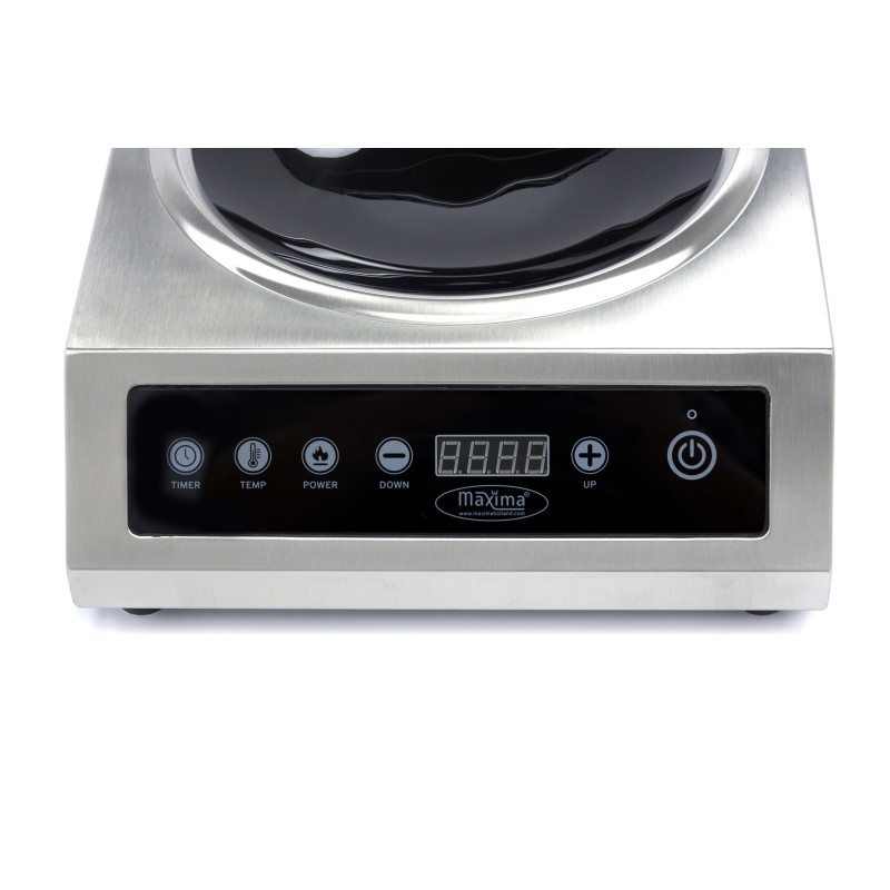 Maxima - Cuisinière à wok - Ø26cm - 3500W - Induction