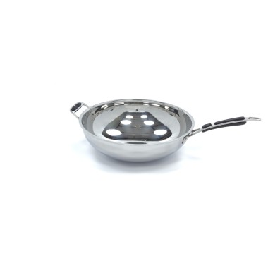 Maxima - Poêle à wok - Ø36cm - En acier inoxydable - Induction