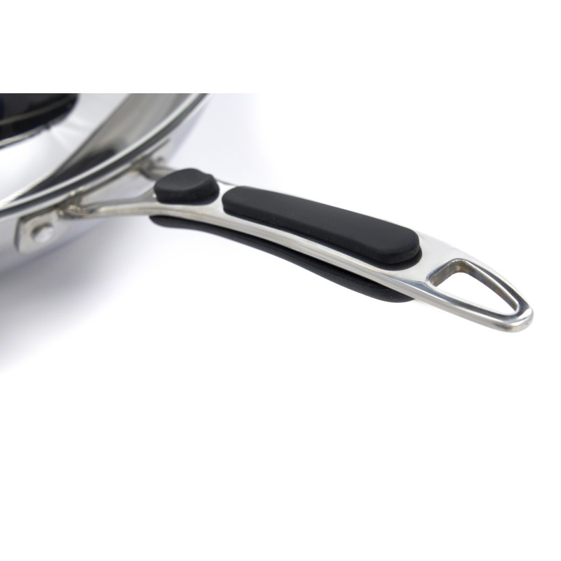 Maxima - Poêle à wok - Ø36cm - En acier inoxydable - Induction