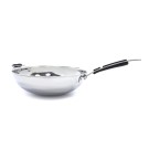 Maxima - Poêle à wok - Ø36cm - En acier inoxydable - Induction