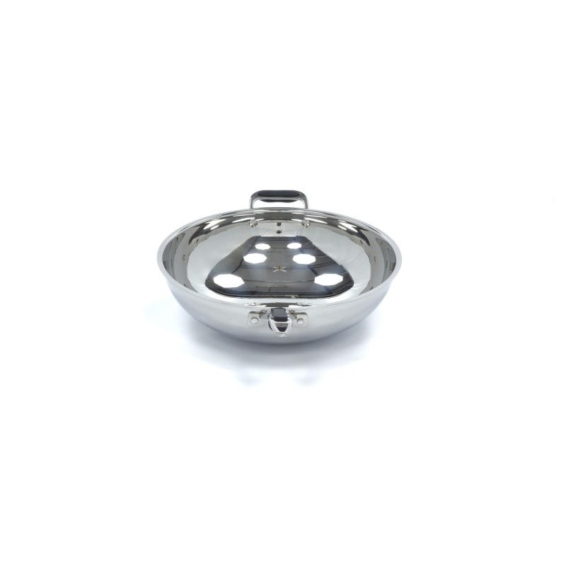 Maxima - Poêle à wok - Ø36cm - En acier inoxydable - Induction