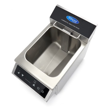 Maxima - Friteuse - 8L - 1 panier - Induction - avec robinet de vidange