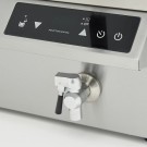 Maxima - Friteuse professionnelle - 2 cuves de 8L - 2 paniers - avec robinet de vidange - Induction