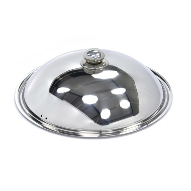 Maxima - Couvercle pour wok - Ø36cm - En acier inoxydable - Induction